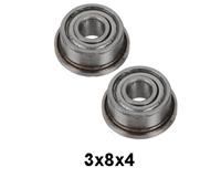 GLB-84794 3x8x4 Flanged 3*8*4 mm Miniature Ball Radial Bearing F693ZZ (2pcs)